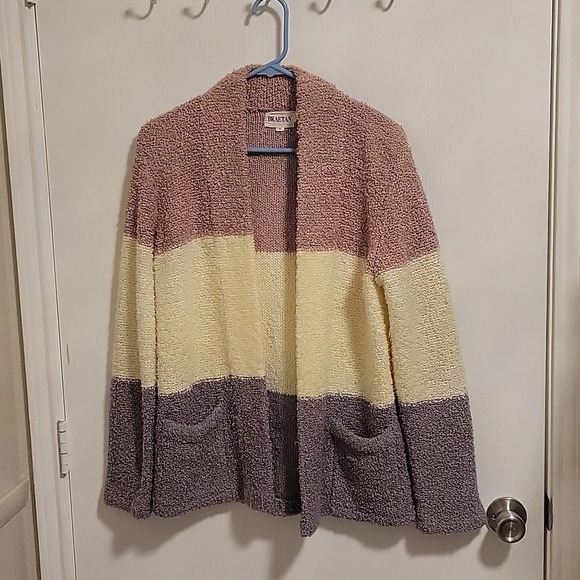 Braetan Sweaters - Braetan Women's Medium Cardigan Pockets Soft Long Sleeve Chunky Warm Winter